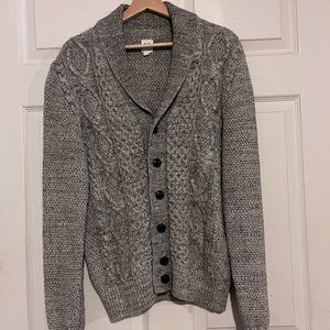 Gap Gray Knit Cardigan